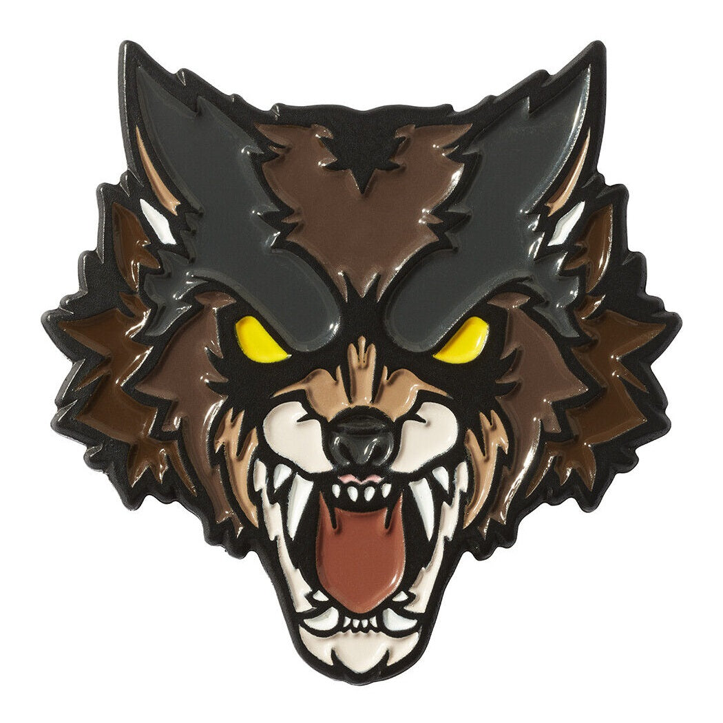 Luna Links Novelty Metal & Enamel Golf Ball Marker - Fierce Werewolf 