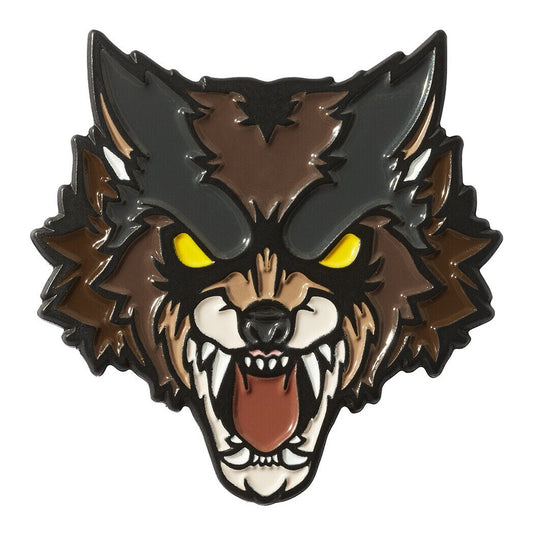Luna Links Novelty Metal & Enamel Golf Ball Marker - Fierce Werewolf 