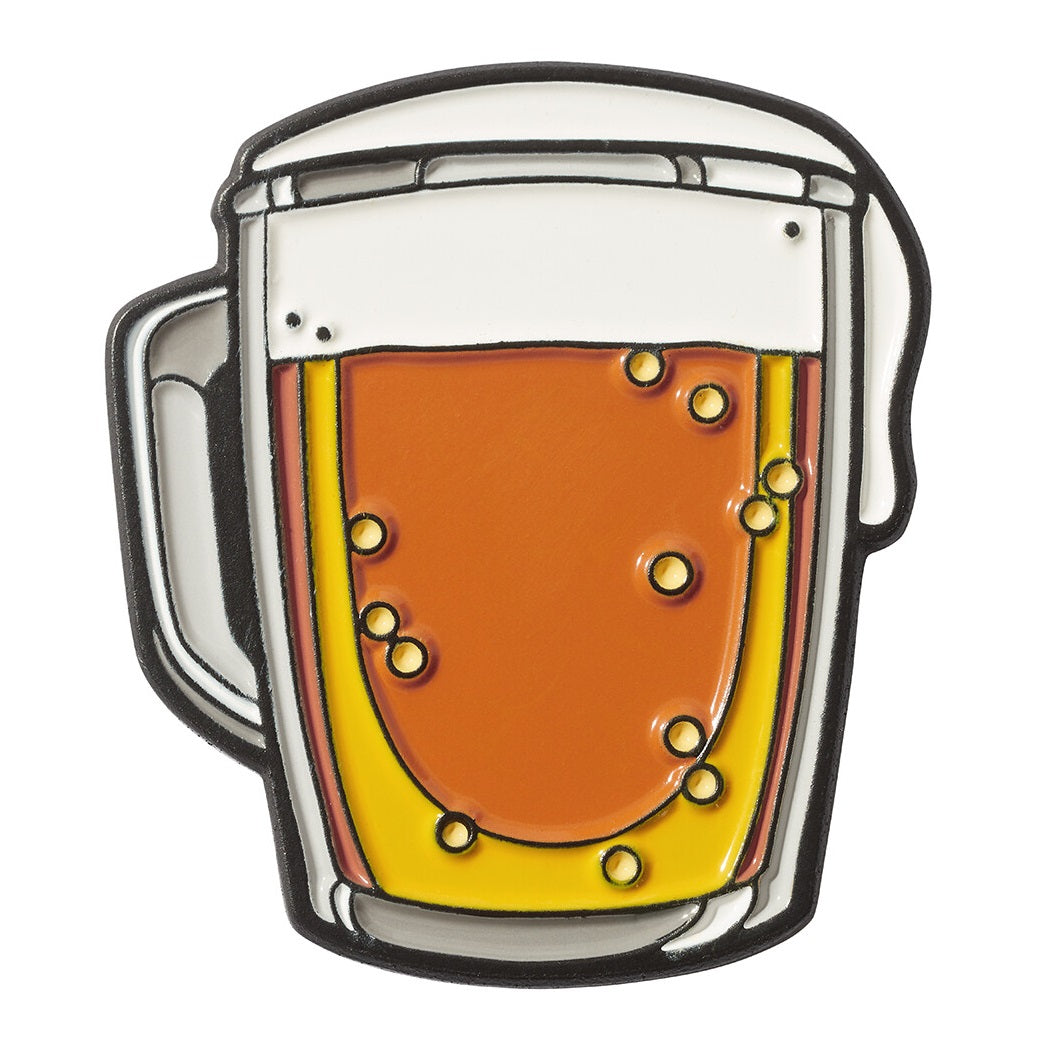 Luna Links Novelty Metal & Enamel Golf Ball Marker - Pint of Beer