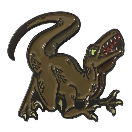 Luna Links Novelty Metal & Enamel Golf Ball Marker -  Raptor Dinosaur