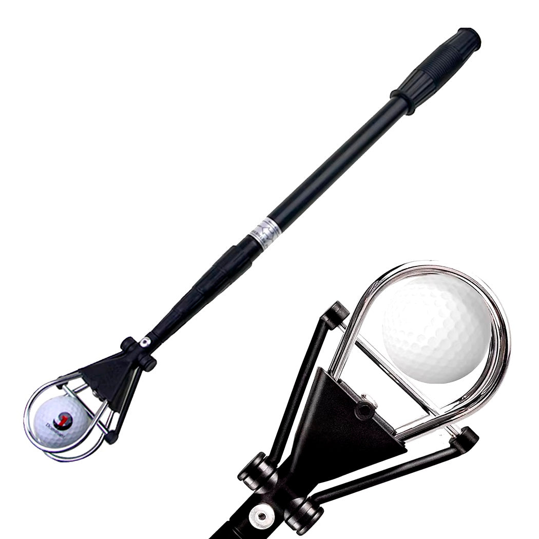 Callaway Golf 6' Compact Ball Retriever - showing the retriever with a golf ball