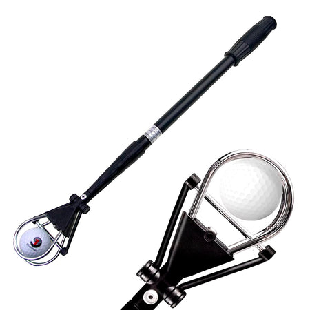 Callaway Golf 6' Compact Ball Retriever - showing the retriever with a golf ball
