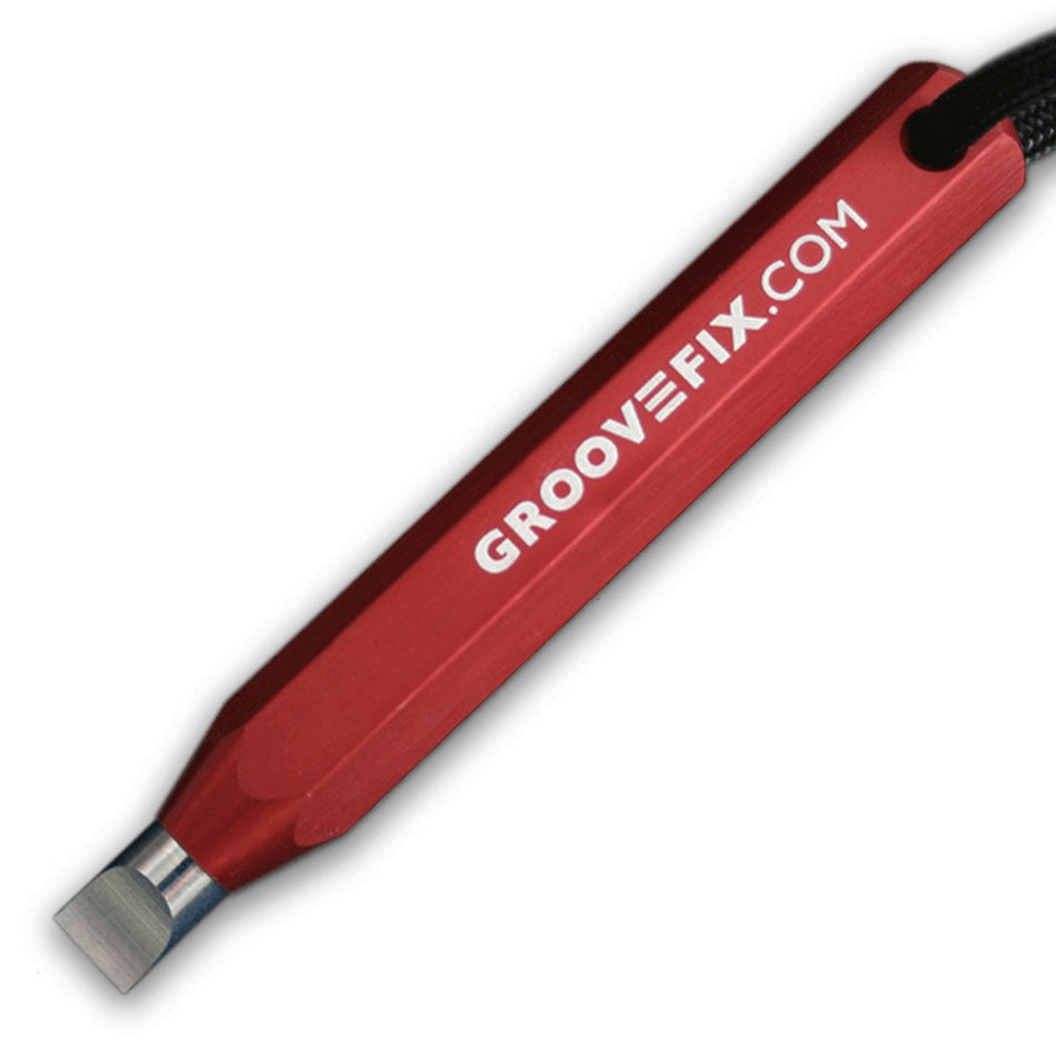 GrooveFix Groove Tool Red Golf Club Groove Cleaner and Sharpener