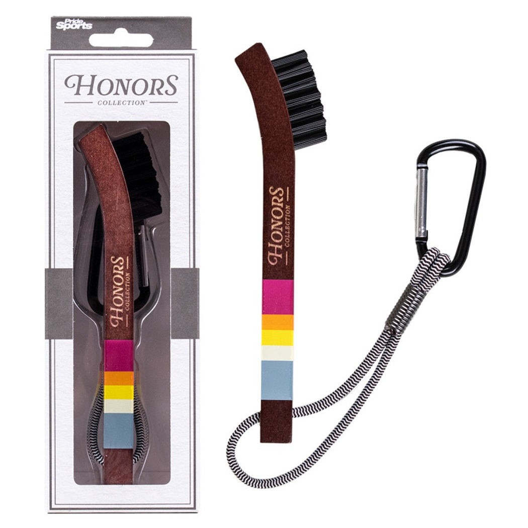 Pride Sports Honors Collection Wooden Golf Brush - Sunset Gradient