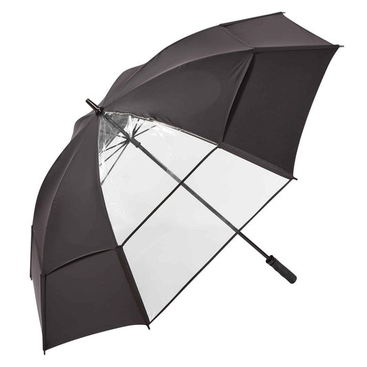 Hurricane Clearview Golf Umbrella - Clear Panel / Black