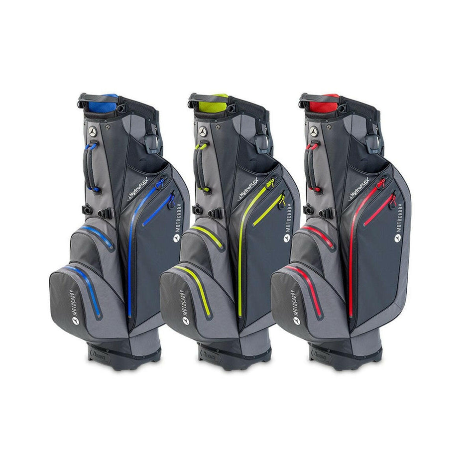 Motocaddy HydroFLEX Waterproof Stand Golf Bag in Multiple Colours