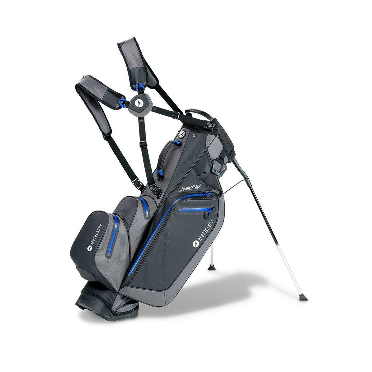 Motocaddy HydroFLEX Waterproof Stand Golf Bag in Blue