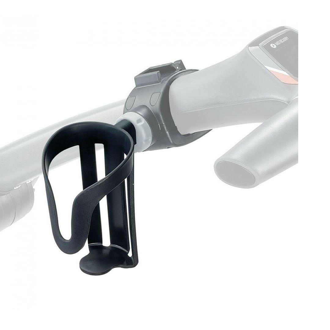 Genuine Motocaddy Drink Holder mounted on electric golf trolley handle