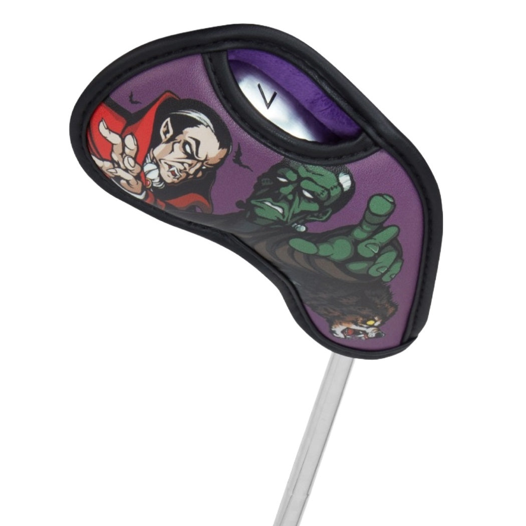 Luna Links Iron Headcover – Monster - with golf club