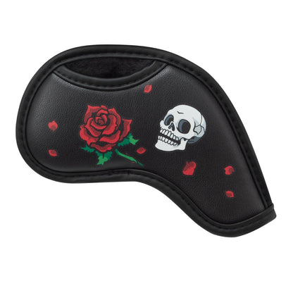 Luna Links Iron Headcover – Skull & Rose
