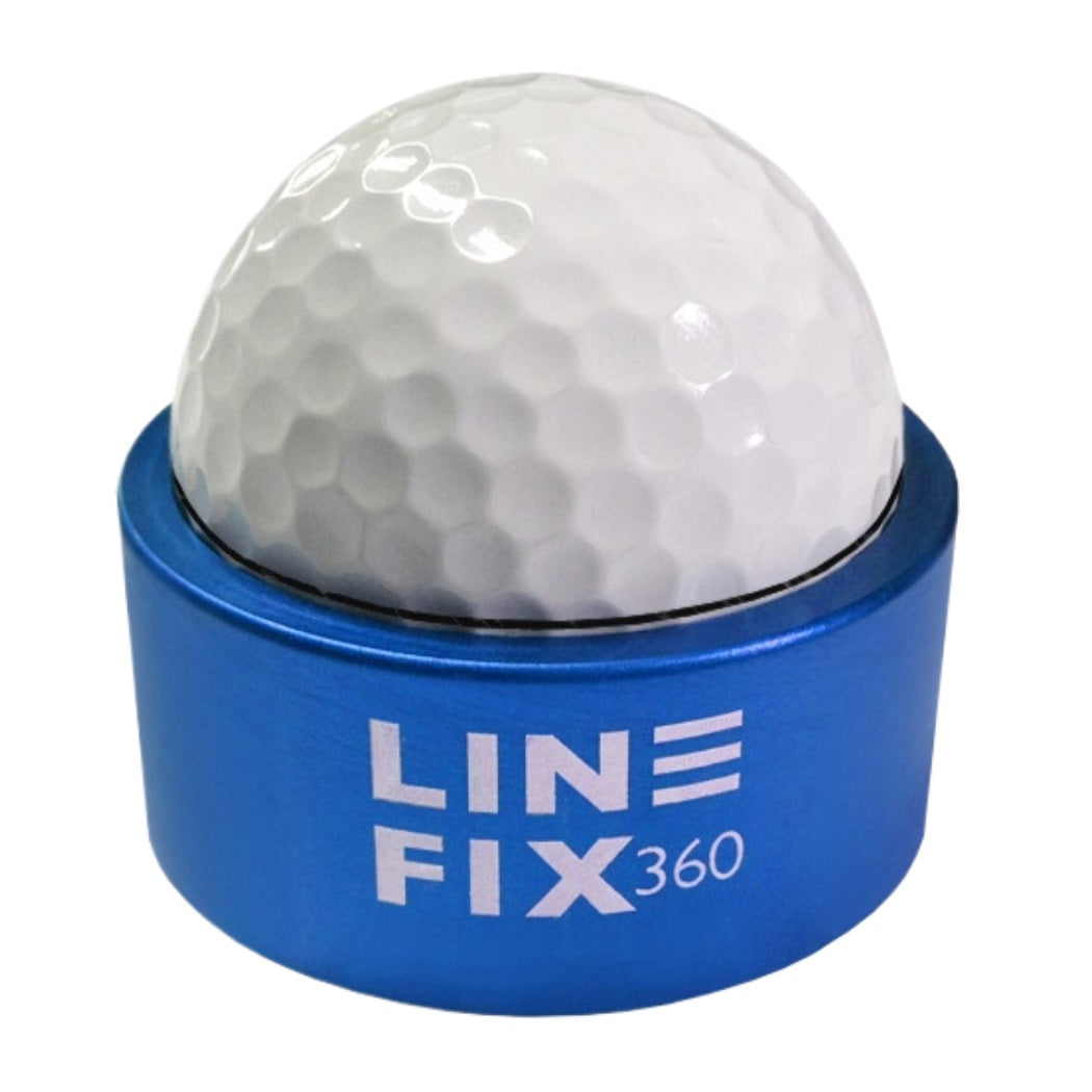 GrooveFix Line Fix 360 Ball Marker Blue Golf Ball Alignment Tool