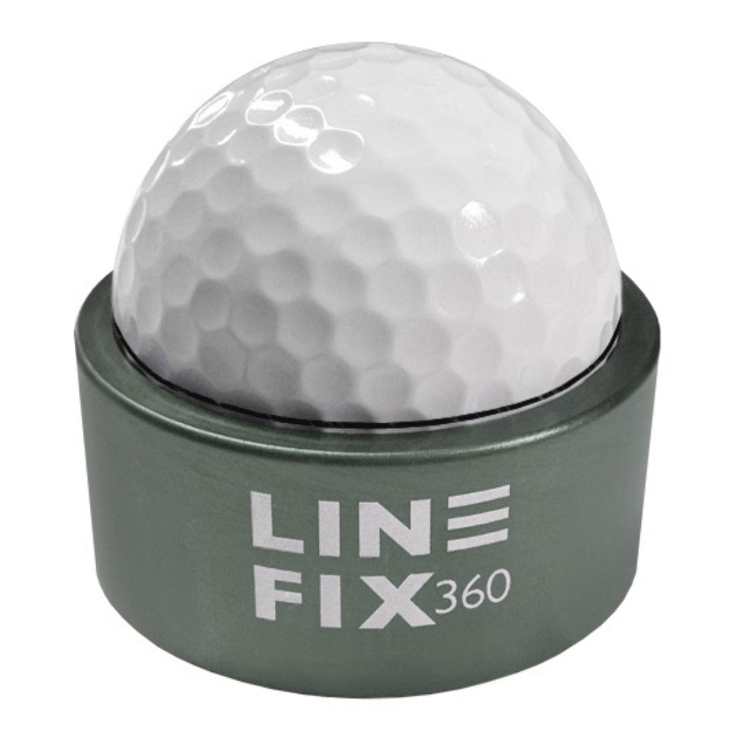 GrooveFix Line Fix 360 Ball Marker Grey Golf Ball Alignment Tool