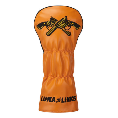 Luna Links Golf Driver Novelty Headcover – The Bandit - reverse side