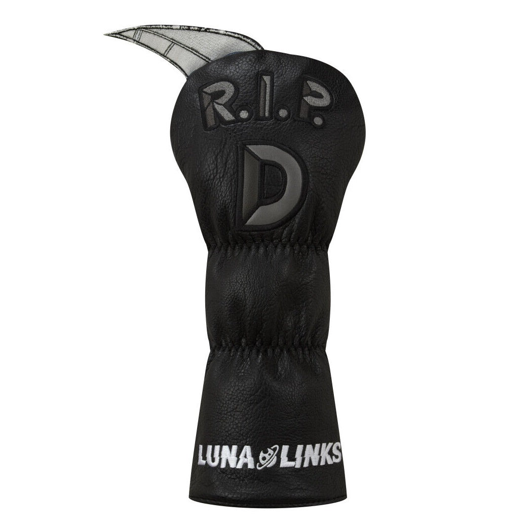 Luna Links Golf Driver Novelty Headcover - The Reaper - reverse side