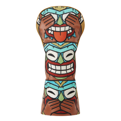 Luna Links Golf Driver Novelty Headcover - Trio of Wisdom