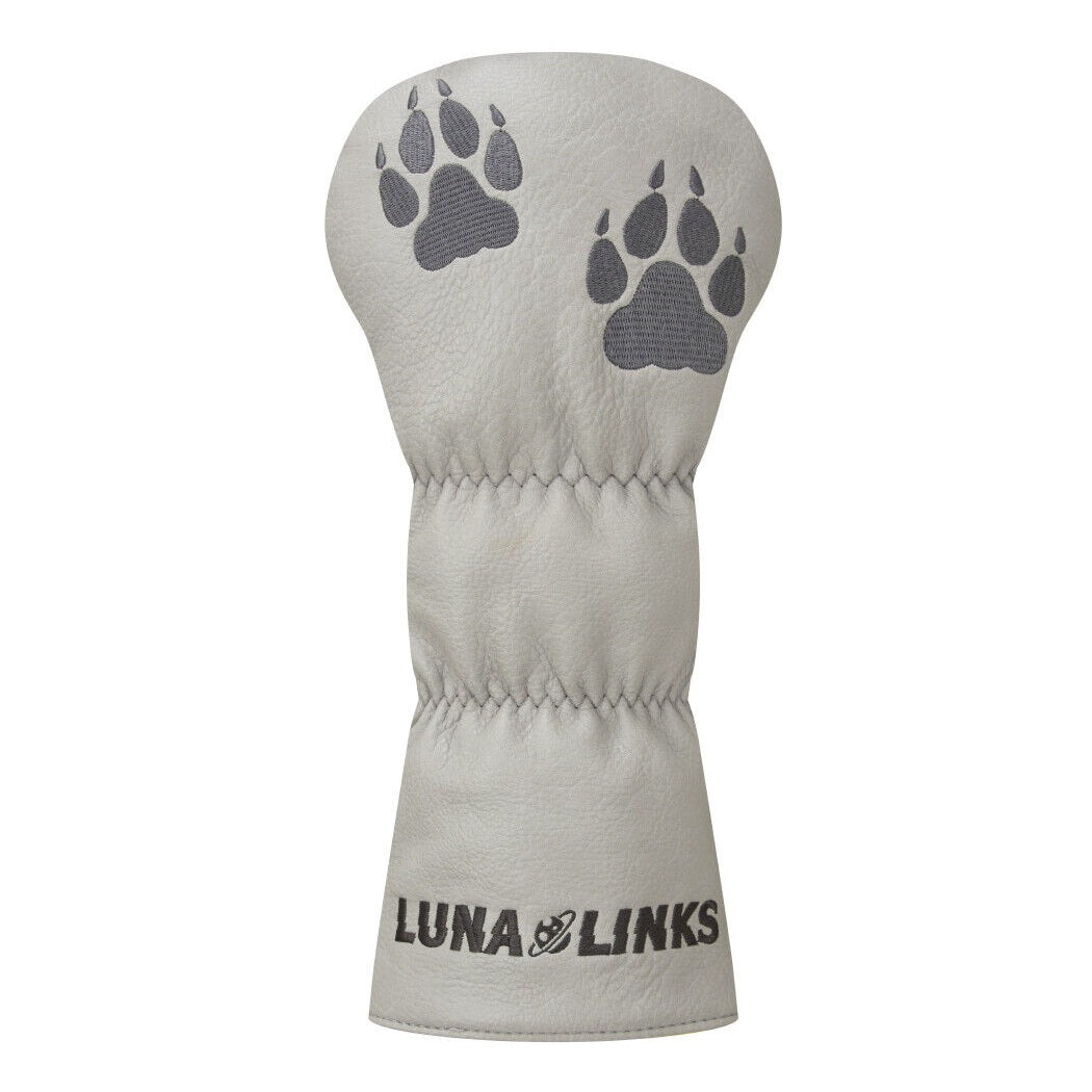 Luna Links Golf Driver Novelty Headcover - Wolf - reverse side