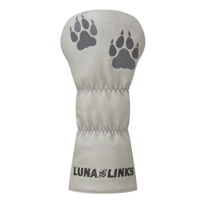 Luna Links Golf Driver Novelty Headcover - Wolf - reverse side
