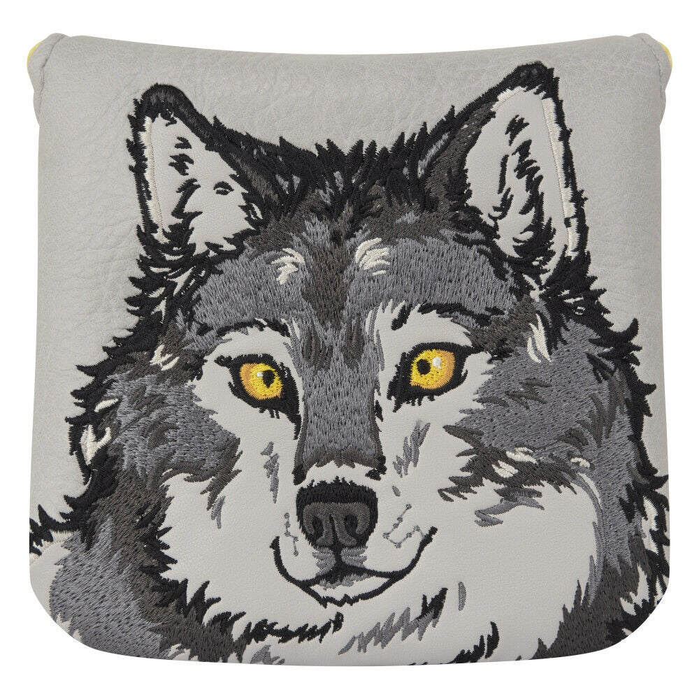 Luna Links Mallet Putter Novelty Golf Club Headcover - Wolf