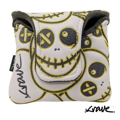 Krave Antarctica Mallet Putter Headcover - magnetic closure and plush lining