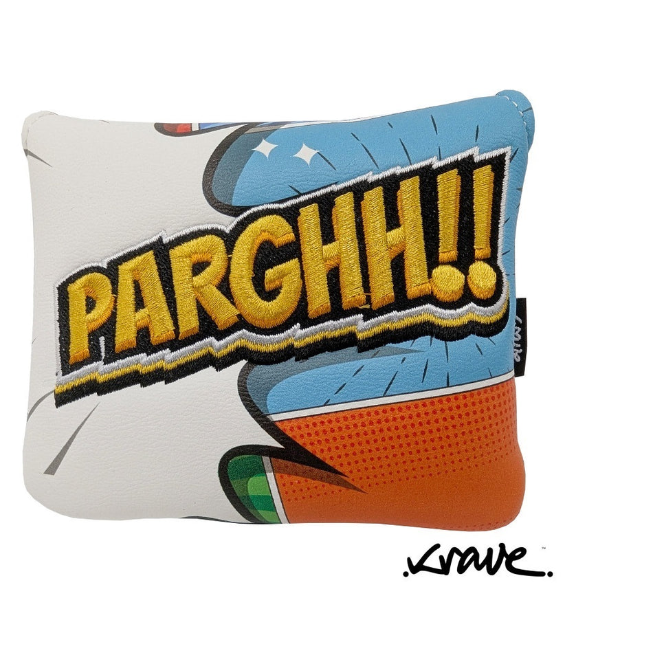 Krave Comic Book Mallet Putter Headcover - front view