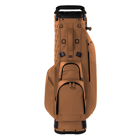 Sun Mountain Matchplay 14-Way Duravinyl Golf Stand/Carry Bag - Clay/Black - zipped pockets
