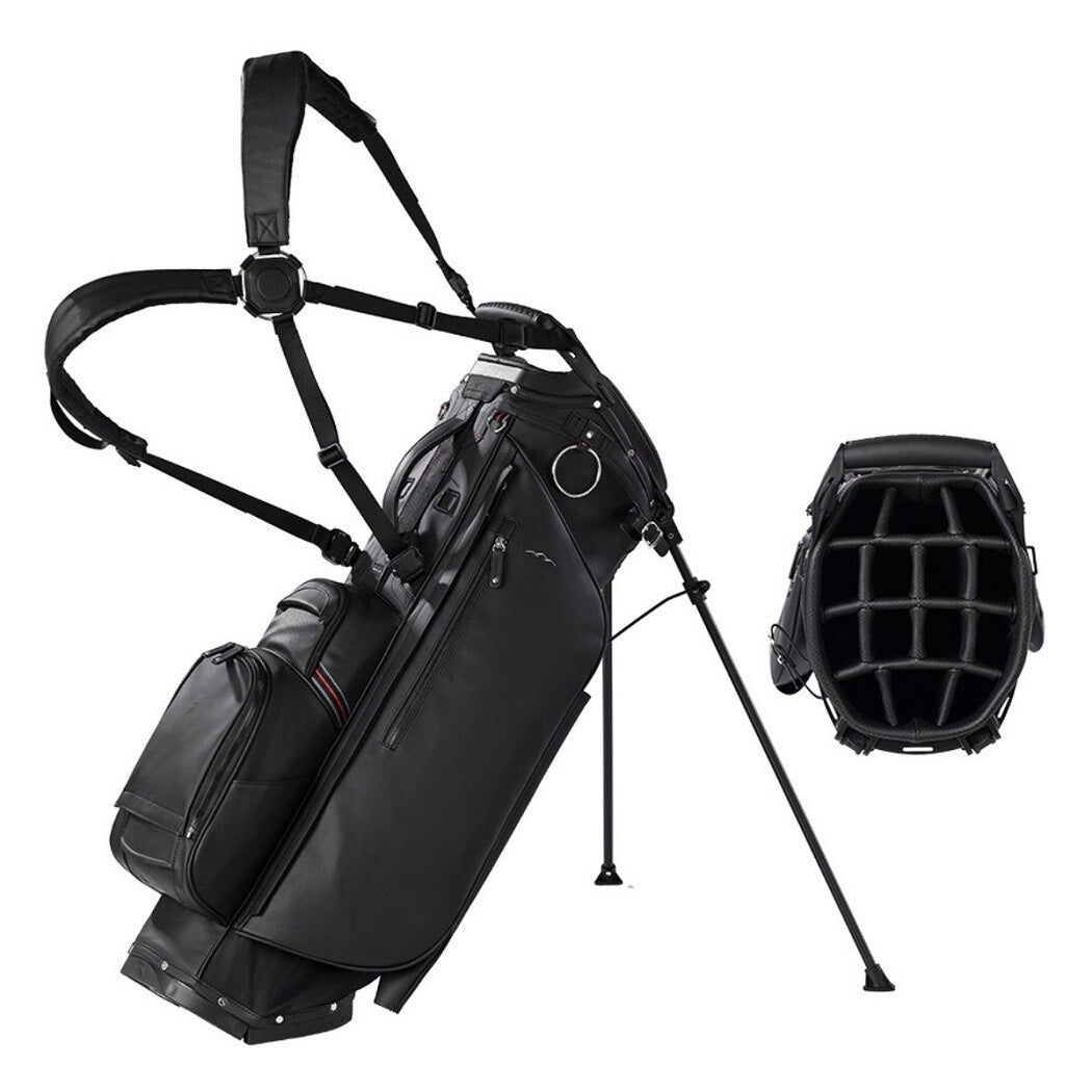 Sun Mountain Matchplay 14-Way Carry/Stand Bag - Black - showing 14-way top