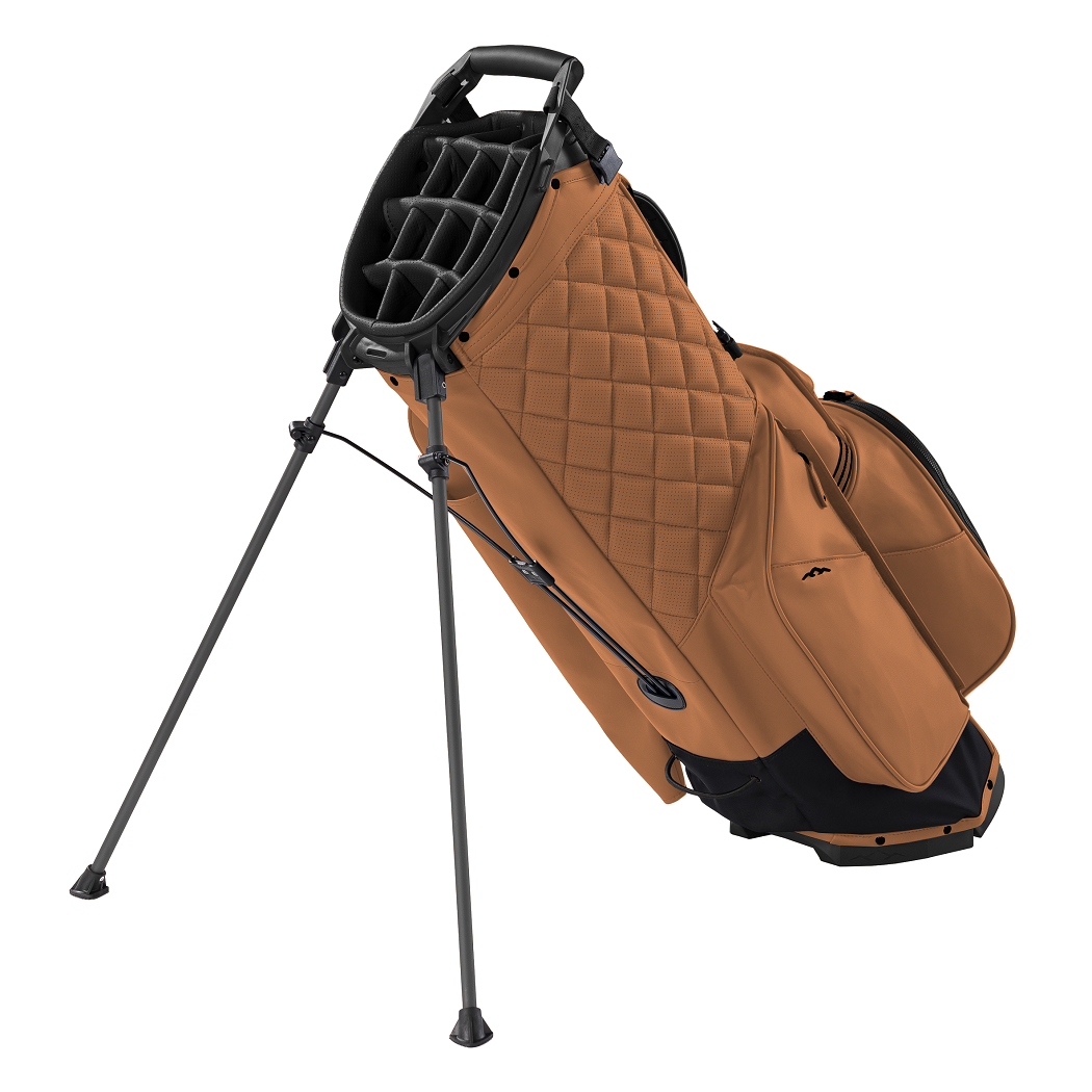 Sun Mountain Matchplay 14-Way Duravinyl Golf Stand/Carry Bag - Clay/Black - standing