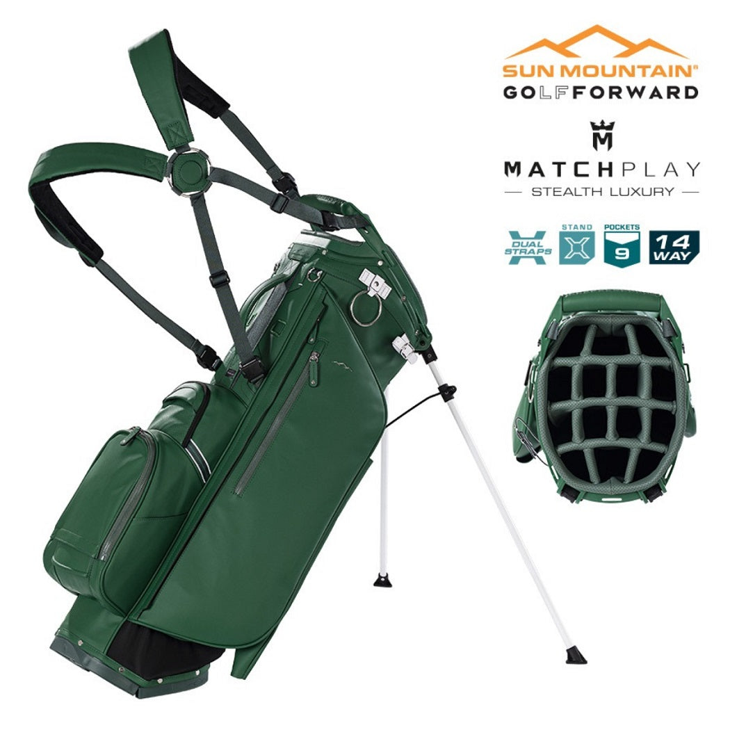Sun Mountain Matchplay 14-Way Carry/Stand Bag - Green/Fairway
