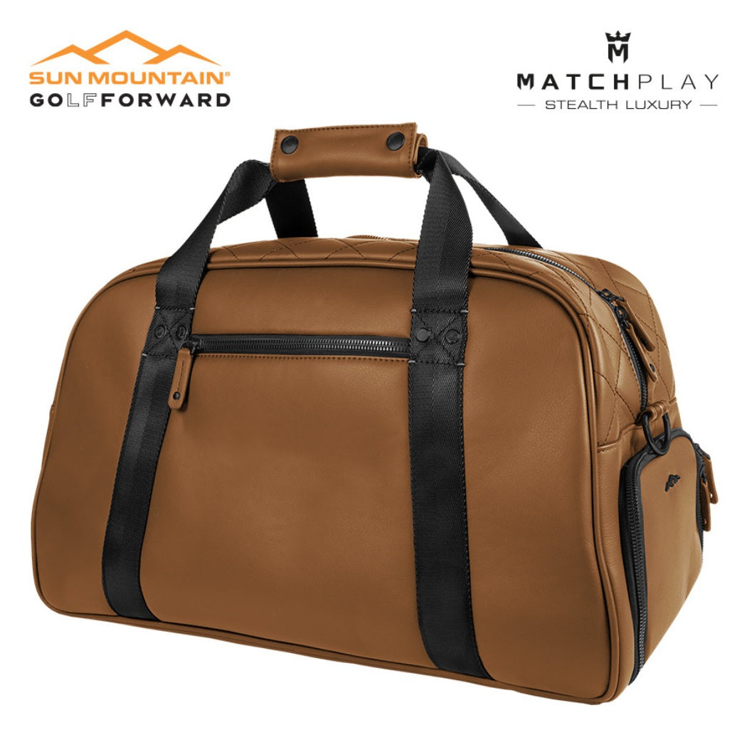 Sun Mountain Matchplay Lockeroom Duffel Bag - Clay/Black - carry handle