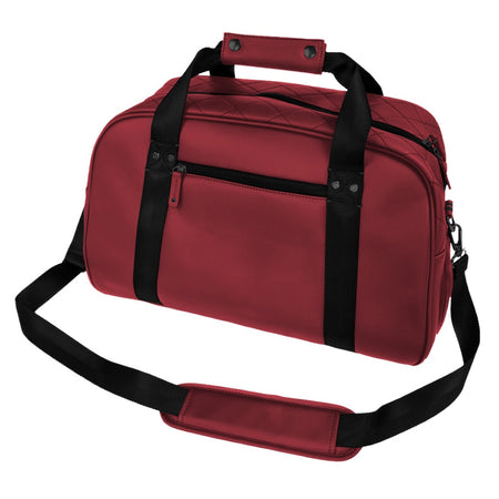 Sun Mountain Matchplay Lockeroom Duffel Bag - Merlot - with adjustable and removable shoulder strap