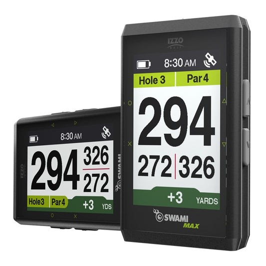 Izzo Swami Max GPS Rangefinder - portrait and landscape