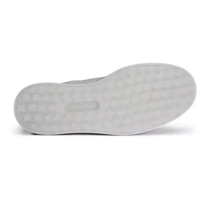 Ecco Men`s Waterproof Golf Shoes - Street 720 Hybrid - White, showing the sole