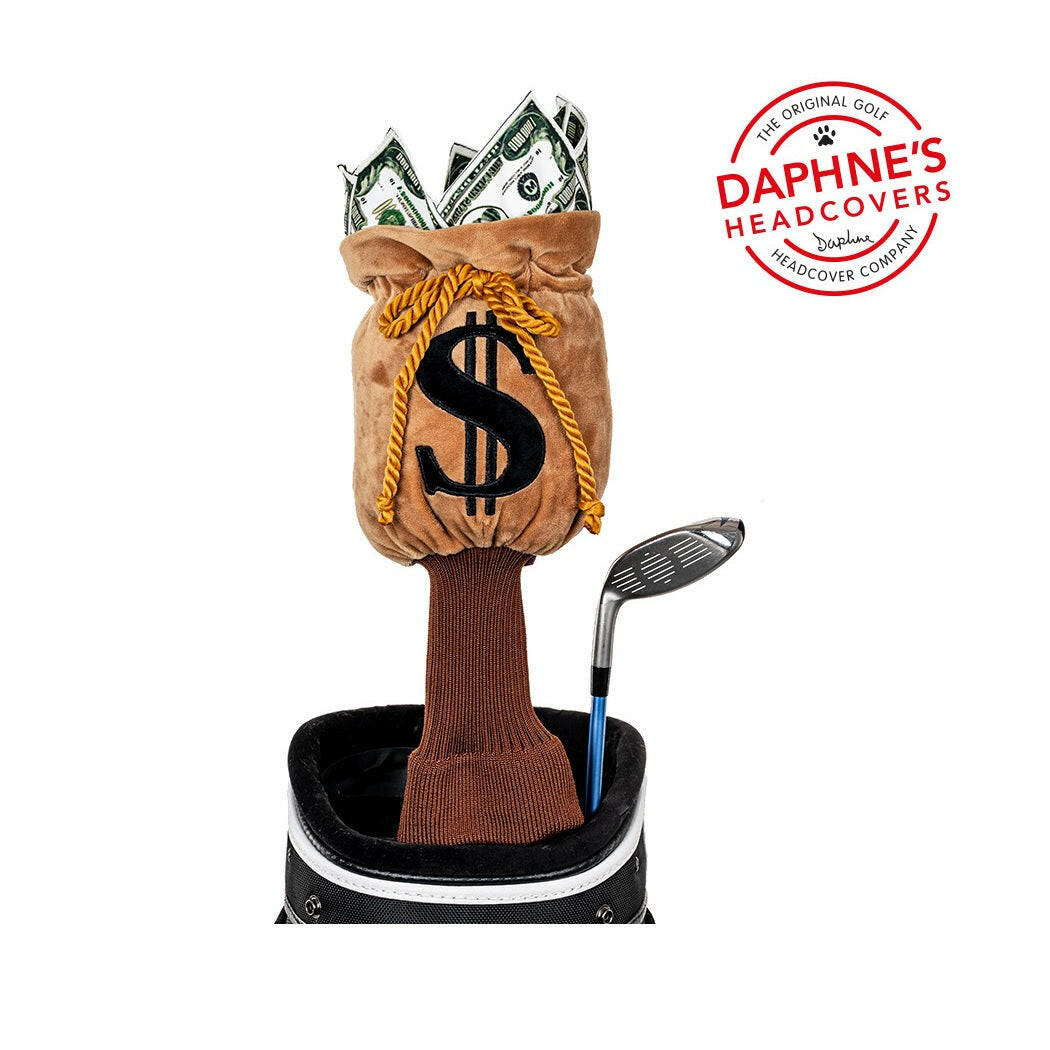 Daphne’s Novelty Money Bag Driver Headcover on Club