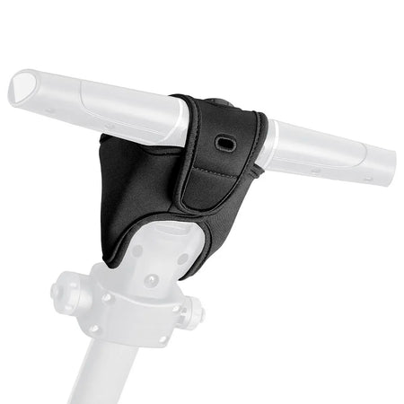 Motocaddy GPS Screen Guard Neoprene Cover underside fastening on golf trolley