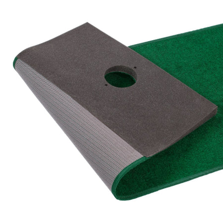 Odyssey 10' X 2' Putting Mat - showing the mat`s backing fabric