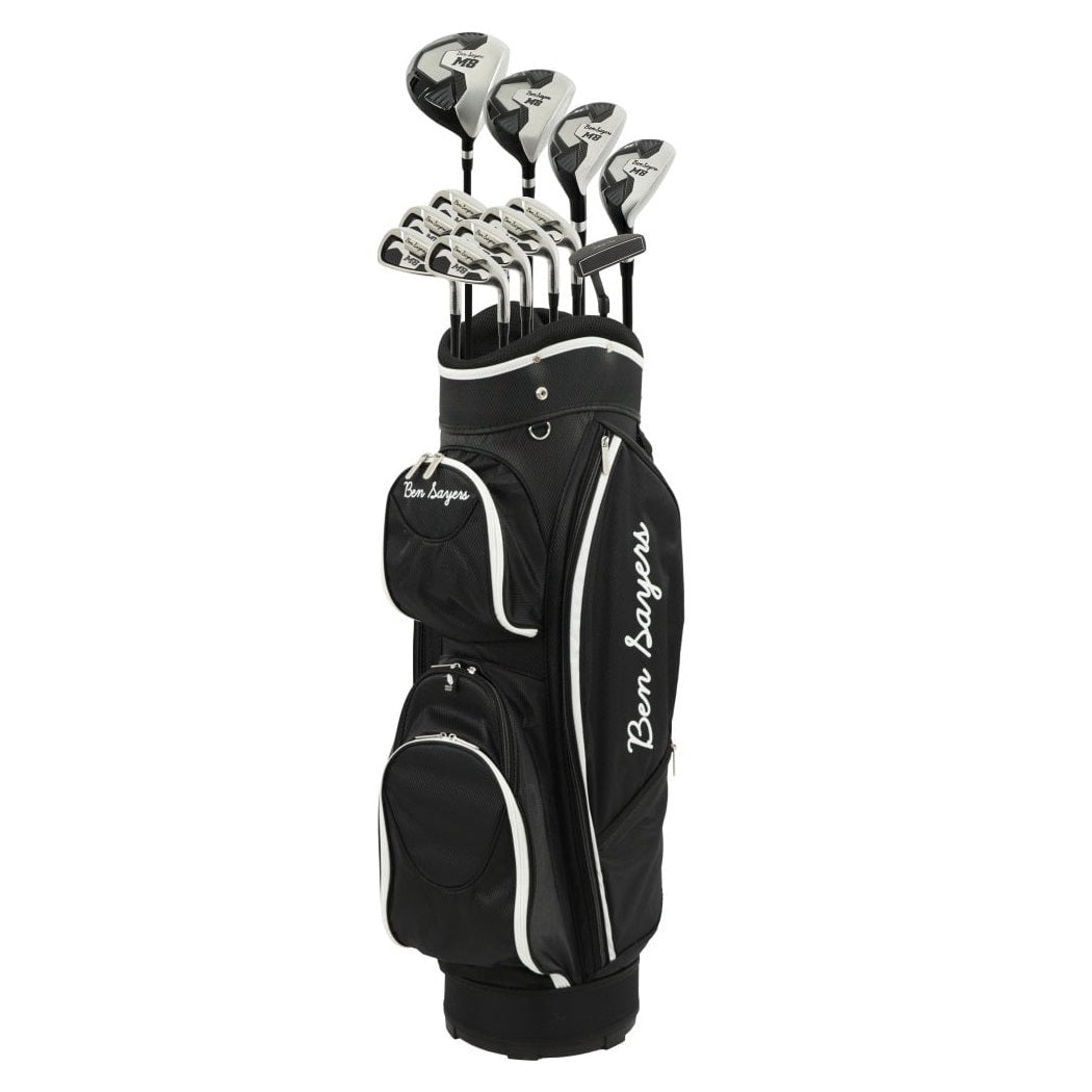 Ben Sayers M8 Ladies Golf Club Package Set with Cart Bag – Black/White