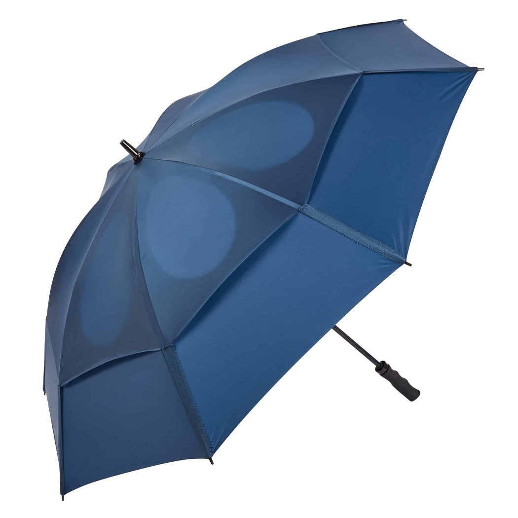 Hurricane Double Canopy Vented Golf Umbrella - Navy