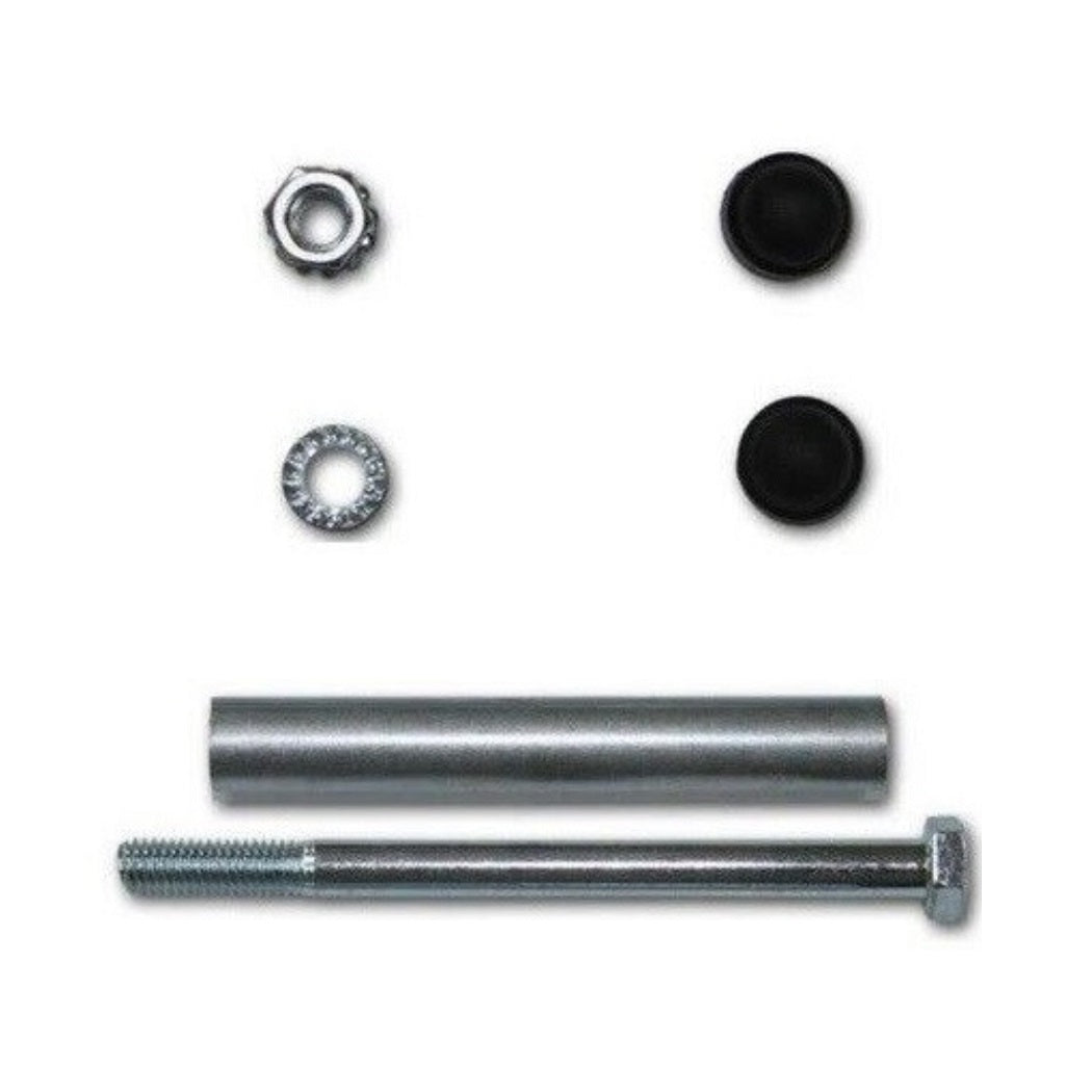 Powakaddy Golf 5-Spoke Sport Front Wheel with Bearings & Axle Kit - for Powakaddy Electric Golf Trolley - showing the bearings and axel kit