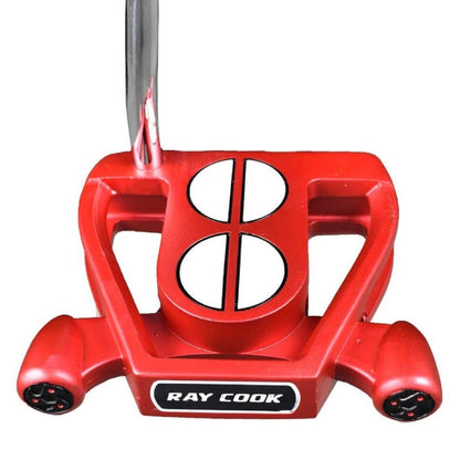 Ray Cook Silver Ray SR550 Putter - 35" Red - showing the putter from above