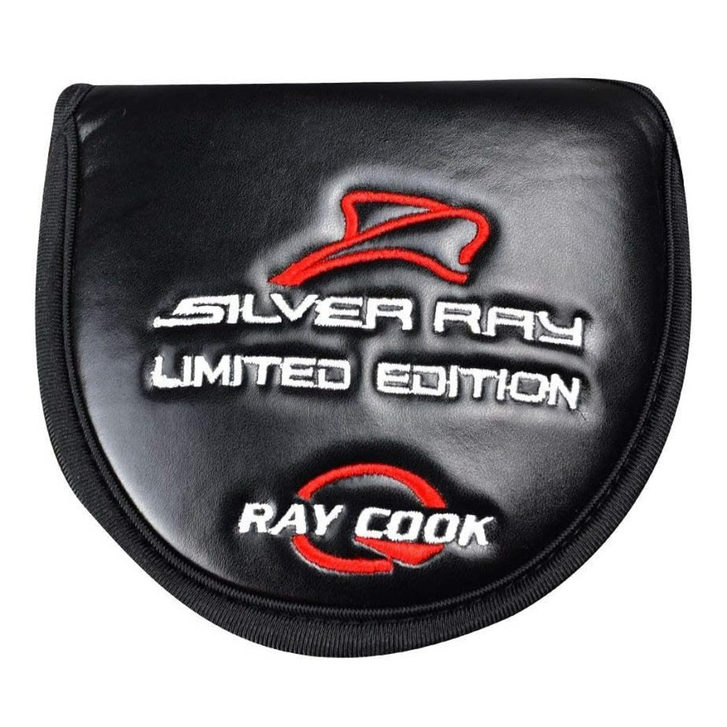 Ray Cook Silver Ray SR400 Putter - 35" - Limited Edition Red - showing the included headcover