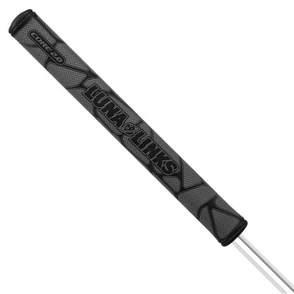 Luna Links Core 2.0 Golf Putter Grip - Black / Grey