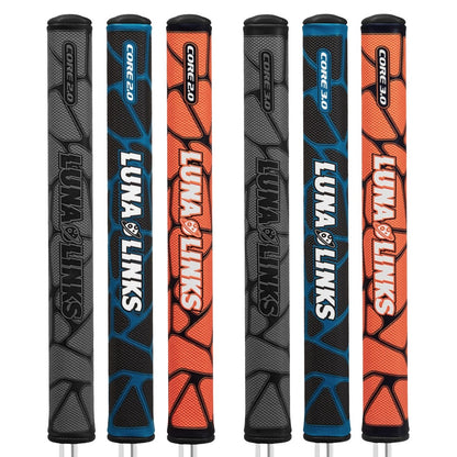 Luna Links Core 2.0 and Core 3.0 Golf Putter Grips - all colourways