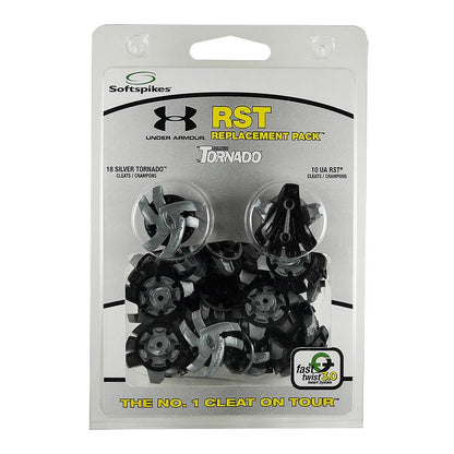 Softspikes Replacement Cleats - Silver Tornado / Under Armour - Fast Twist 3.0 - within packaging