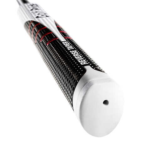 Close-up of a Reverse Taper putter grip on a white background