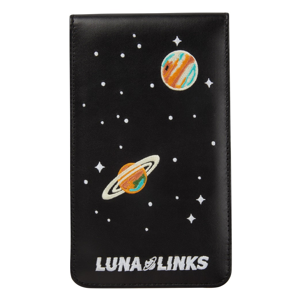 Luna Links Golf Scorecard Holder - Cosmos - rear view