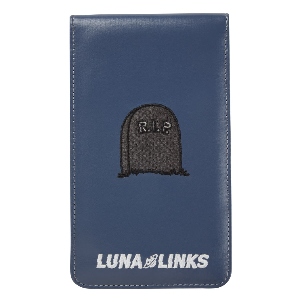 Luna Links Golf Scorecard Holder - Reaper - rear view