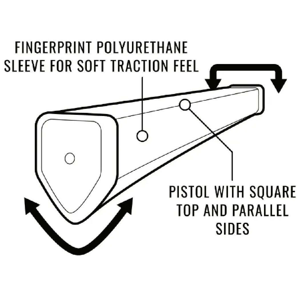 Lamkin Sink Fit PU grip sqauretop drawing