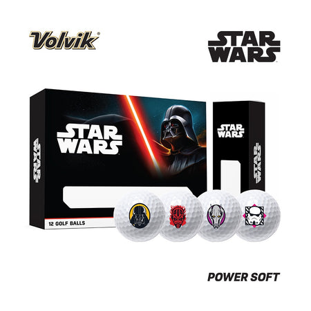 Volvik PowerSoft Star Wars Golf Balls Dozen Gift Set - boxed