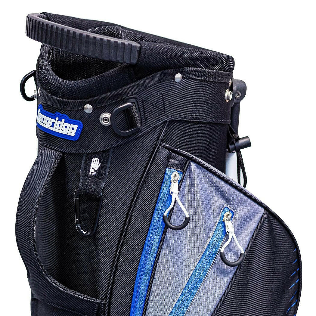 Longridge Super Lite Stand Bag Black Blue Top
