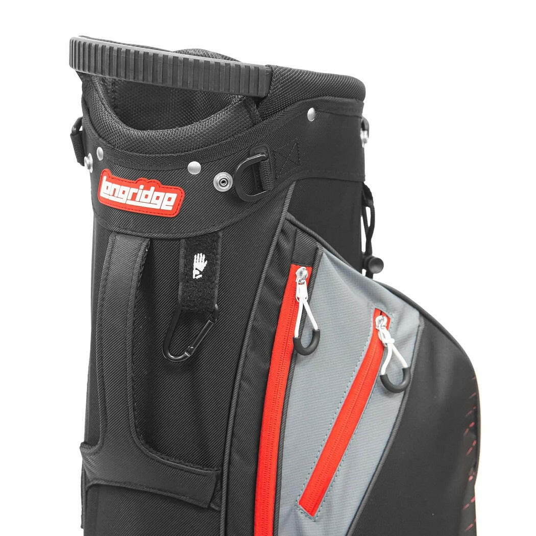 Longridge Super Lite Stand Bag Black/Red Top